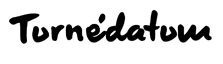 turnedatum svart